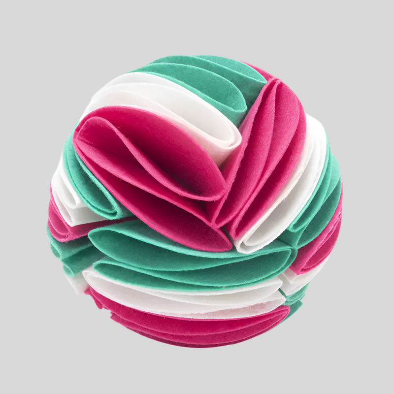 Foldable Dog Snuffle Ball for IQ Training Games