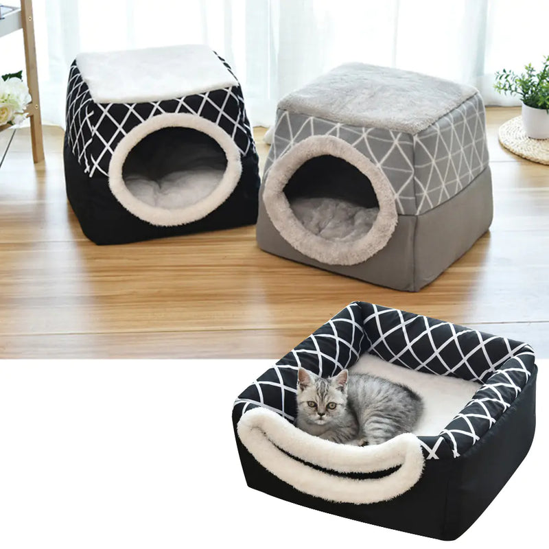 Cosmo Cube Pet Bed - Dual Creature Comfort