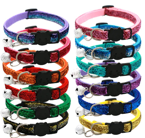 Feline Fashion Collar with Playful Bell