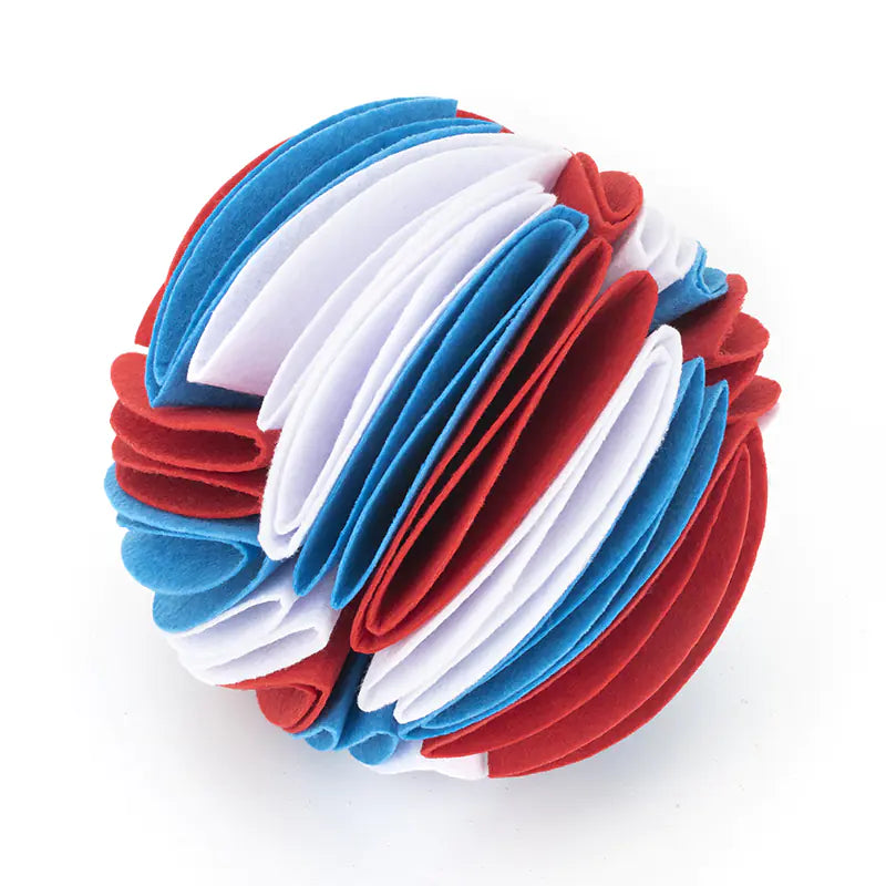 Foldable Dog Snuffle Ball for IQ Training Games